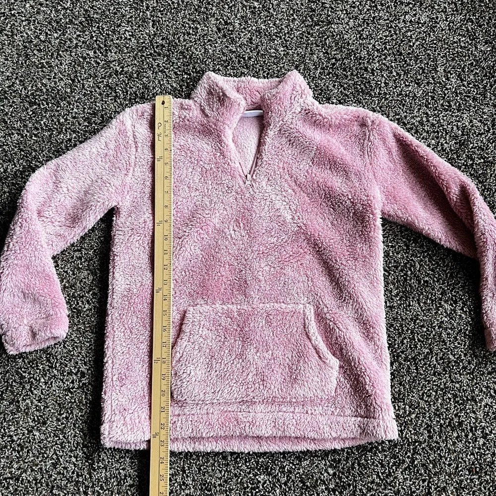 The Children's Place Plush Half-Zip Turtleneck Sweater - Pink